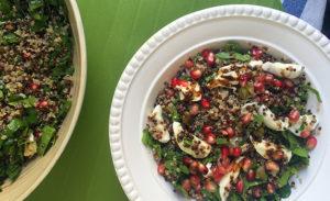 Quinoa, Mozzarella & Pomegranate Salad