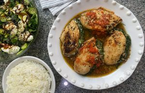 Juicy Spinach-Stuffed Chicken Fillets