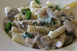 Creamy Mushroom Pasta with Fresh Basil