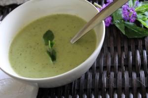 Minted Zucchini Soup