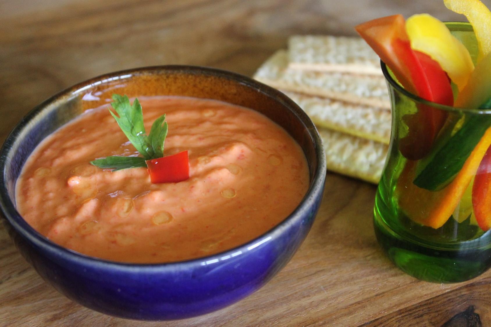 Roasted Red Pepper Hummus