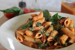 Tomatoey Pasta Sauce With Lots of Greens