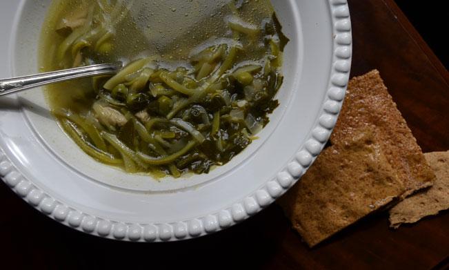 Clear Zucchini Chicken Soup