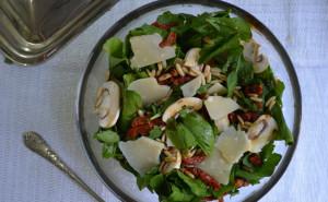 Arugula Sun-dried Tomato & Parmesan Salad