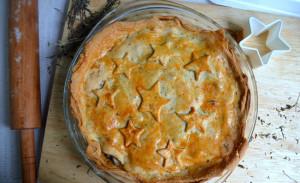 Mushroom & Onion Pie