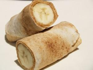 Banana Peanut Butter Rolls