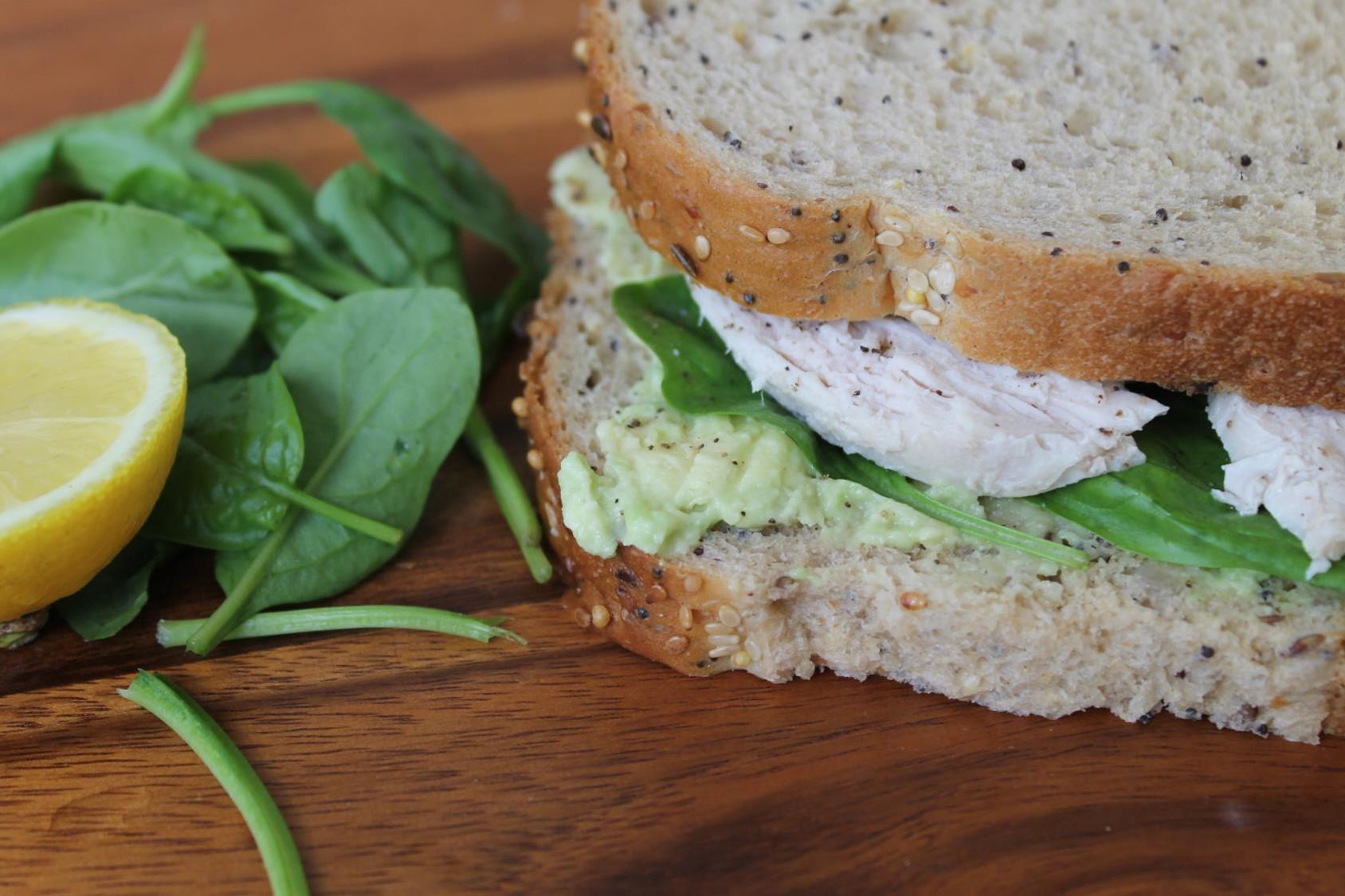 chicken avocado sandwich 1