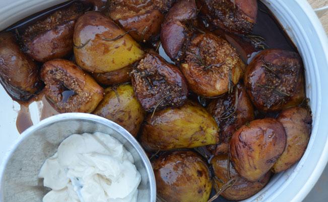 Balsamic Roasted Figs with Citrus Ricotta