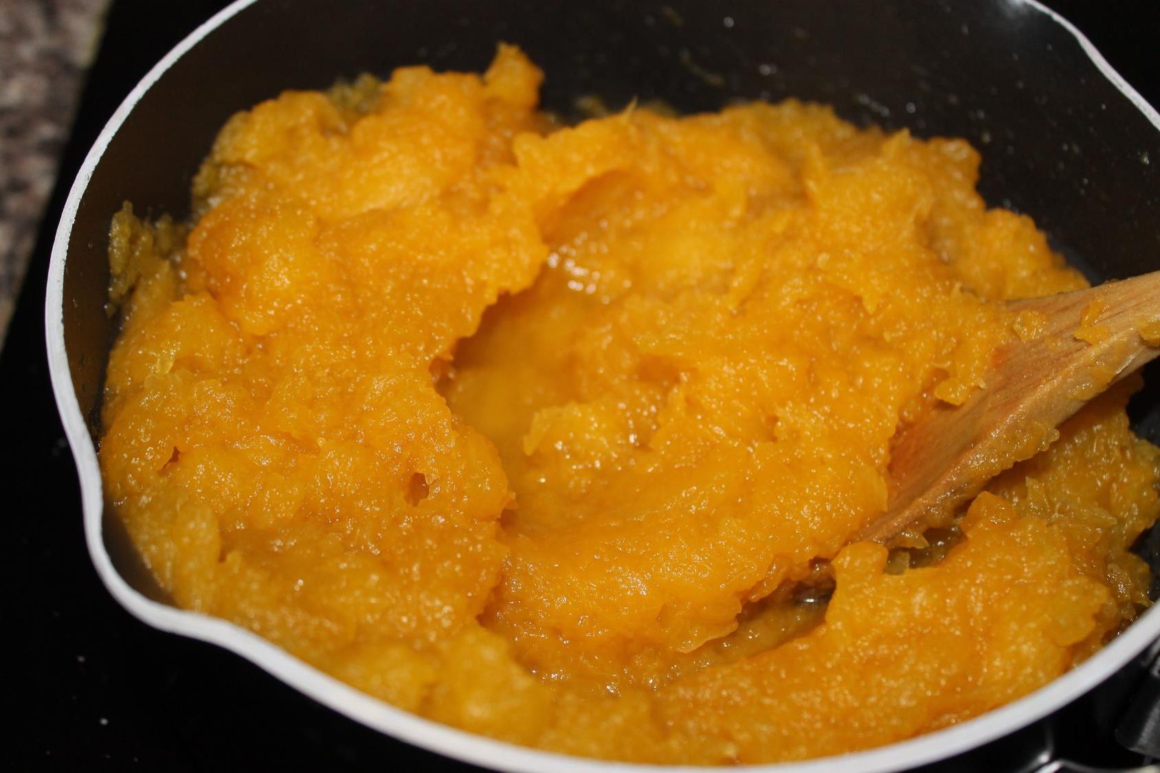 Spiced Pumpkin with white chocolate sauce 3