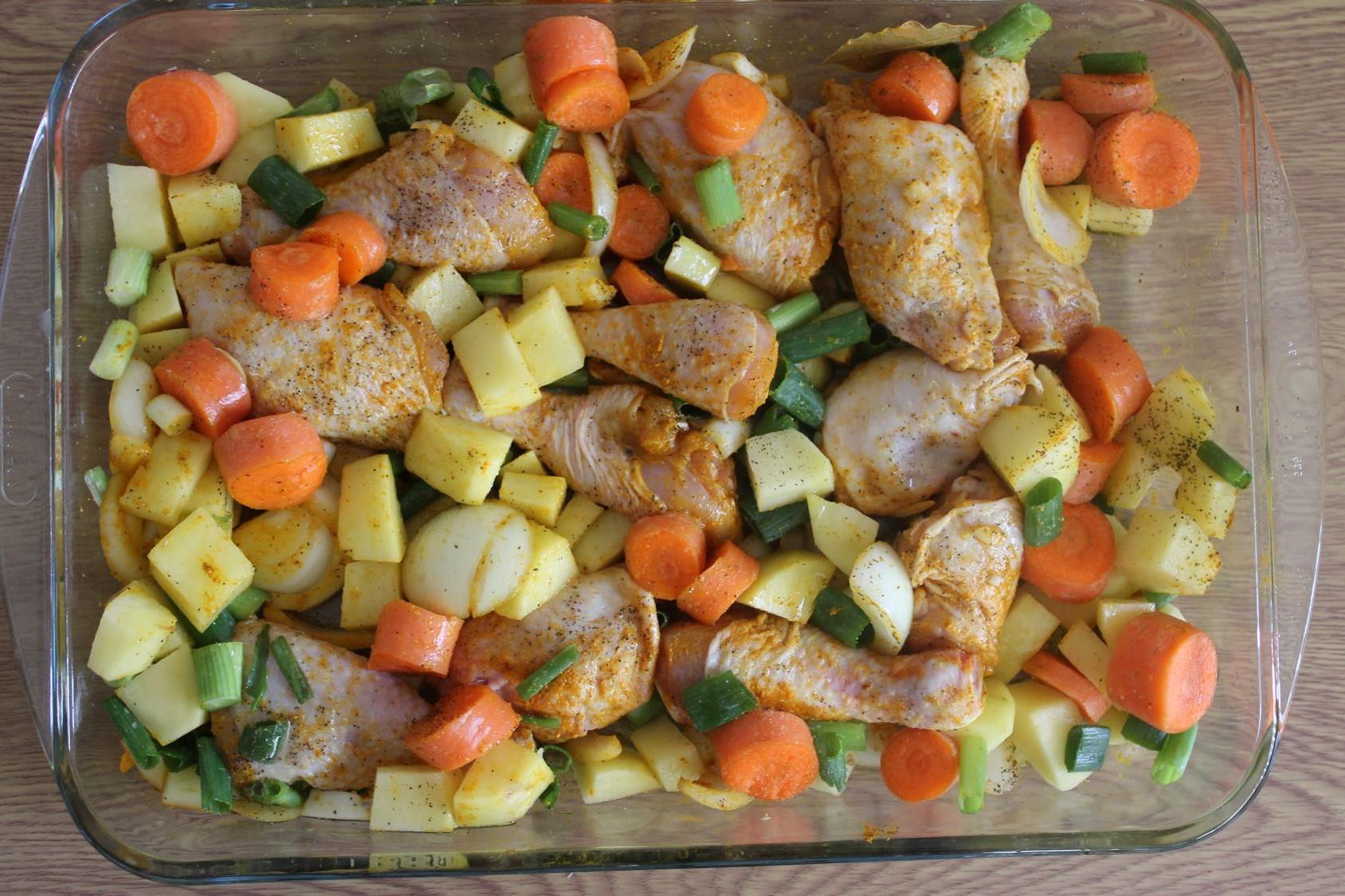 Roasted turmeric chicken’