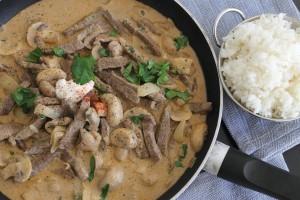 Beef Stroganoff