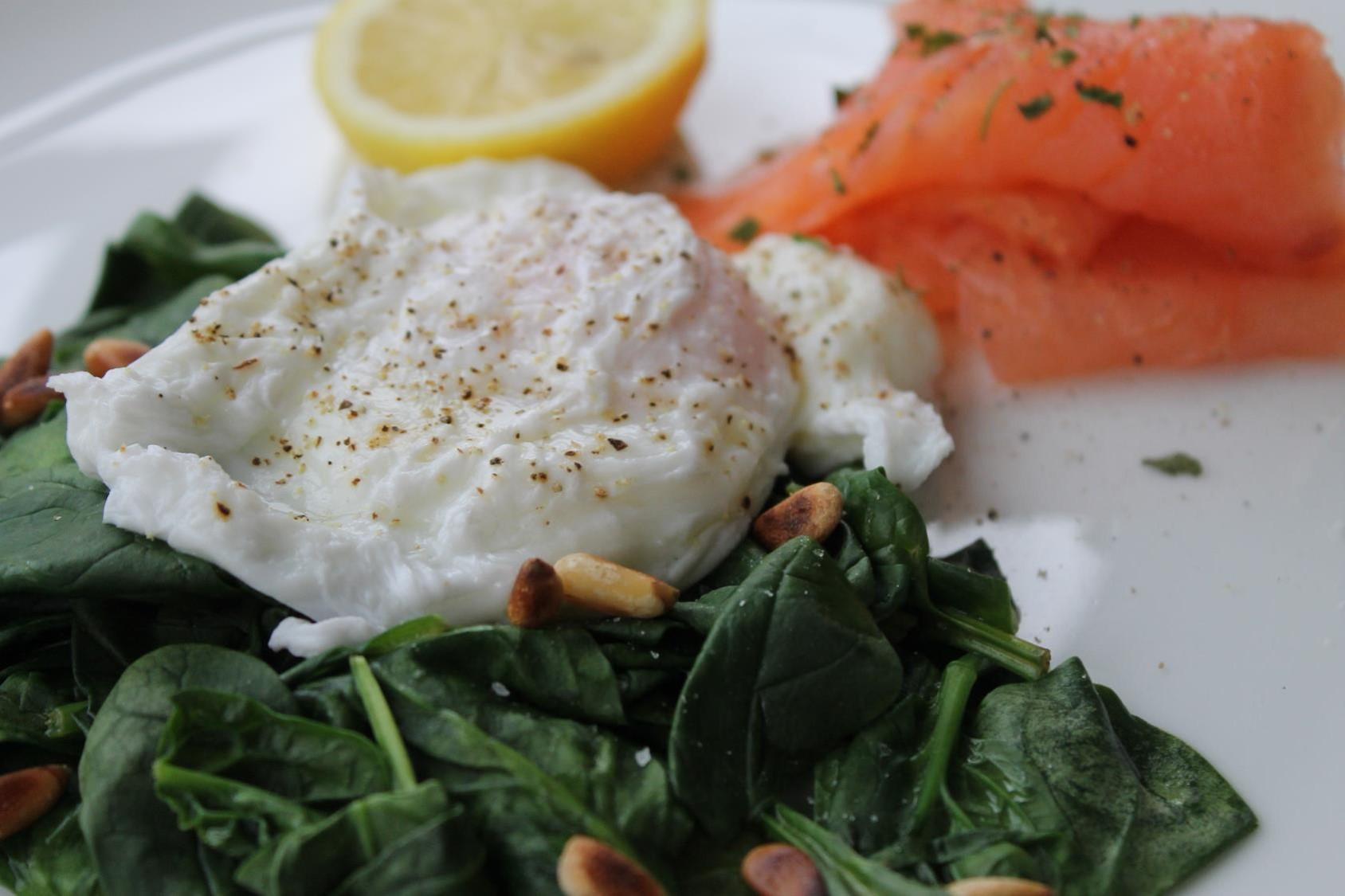 poached egg”’