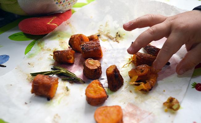 Butter & Garlic Carrot Bites