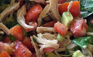 Shredded Chicken & Avocado Salad