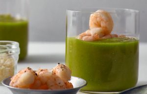 Chilled Avocado Cucumber Soup