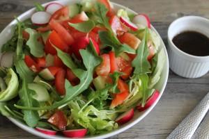 Everyday Salad with Balsamic Dijon Dressing