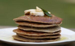 Wholewheat & Oats Fruity Pancakes
