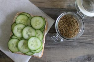 Classic Cheese & Cucumber Sandwich with a Twist