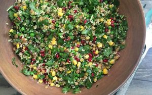 Green Bulgur Salad