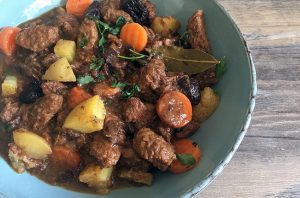 Kabab Halla (Beef Stew) with Prunes