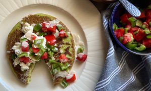 Green Falafel Omelette